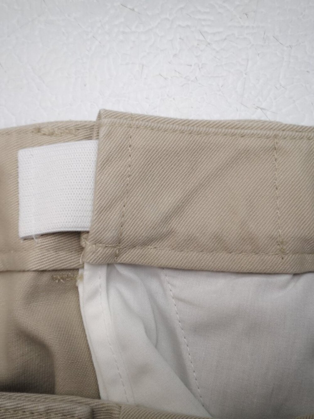 NWT L.L. Bean Classic Fit Ladies Size 12 Regular Light Tan Zipper & Button Pant - Picture 8 of 15